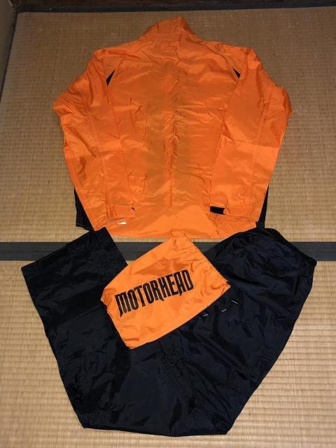 超美品!モータヘッド レインウエア上下セット+ソフトケース L < 自動車/バイク 超美品!モータヘッド レインウエア上下セット+ソフトケース L < 自動車/バイク