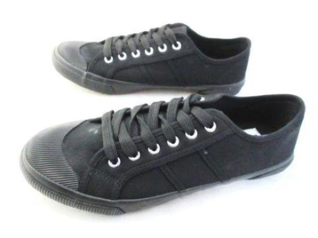 1円~C616新品カジュアルローカット/レースアップスニーカー26.5a黒♂ < 男性ファッション 1円~C616新品カジュアルローカット/レースアップスニーカー26.5a黒♂ < 男性ファッションの