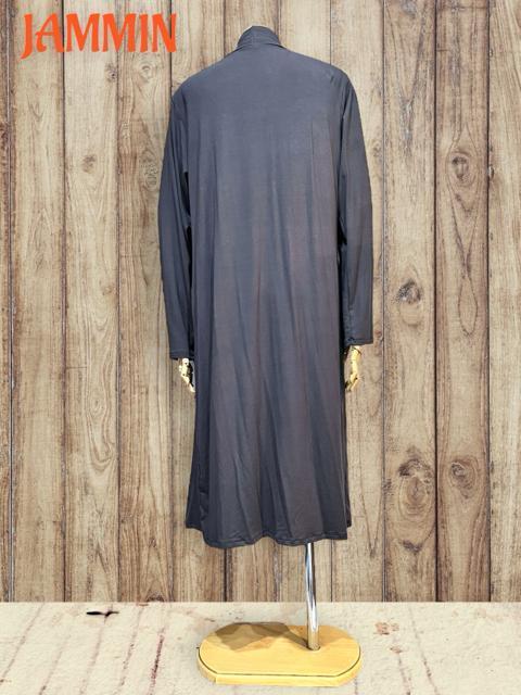 ストレッチロングカーディガン グレー アジアン エスニック ヒッピー 男女兼用 < 女性ファッション ストレッチロングカーディガン グレー アジアン エスニック ヒッピー 男女兼用 < 女性ファッションの