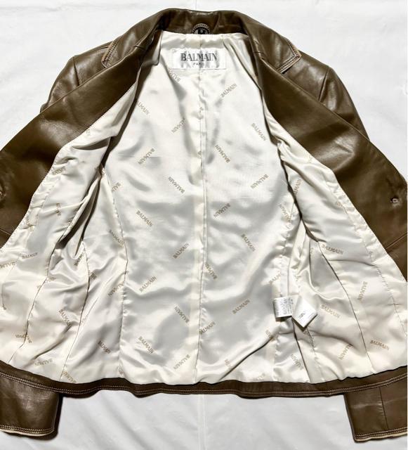 �V�i �߂� ���i BALMAIN �o���}�� ���� �_�炩 �r�v ���� ���U�[ �W���P�b�g �C�O�u�����h �n�C�u�����h �t�A�E�^�[ �� �����t�@�b�V������ 