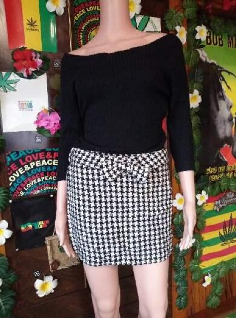 大人℃-ute(人´エ`*)オフショル切り替えツイードミニワンピ < 女性ファッション  大人℃-ute(人´エ`*)オフショル切り替えツイードミニワンピ  < 女性ファッションの