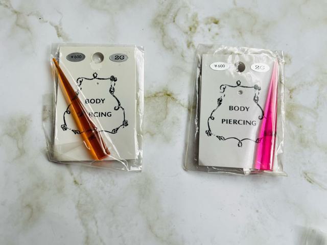 b259 アクリルボディーピアス拡張器 2点2G男女兼用 < 女性アクセサリー/時計 b259 アクリルボディーピアス拡張器 2点2G男女兼用 < 女性アクセサリー/時計の