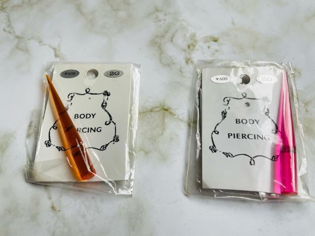 b259 アクリルボディーピアス拡張器 2点2G男女兼用 < 女性アクセサリー/時計 b259 アクリルボディーピアス拡張器 2点2G男女兼用 < 女性アクセサリー/時計の