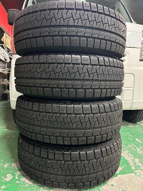 0110146)中古スタッドレスタイヤピレリアイスアシメトリコ4本アルミホイールセットミニバンサイズ195/65R15送料無料 < 自動車/バイク 0110146)中古スタッドレスタイヤピレリアイスアシメトリコ4本アルミホイールセットミニバンサイズ195/65R15送料無料 < 自動車/バイク