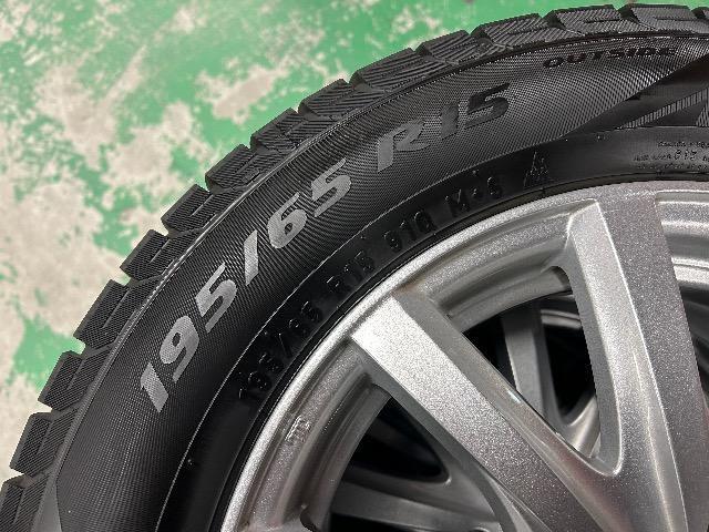 0110146)中古スタッドレスタイヤピレリアイスアシメトリコ4本アルミホイールセットミニバンサイズ195/65R15送料無料 < 自動車/バイク 0110146)中古スタッドレスタイヤピレリアイスアシメトリコ4本アルミホイールセットミニバンサイズ195/65R15送料無料 < 自動車/バイク