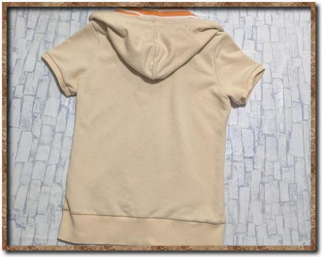 ルコック 刺繍入り半袖ジップパーカー ベージュ < レジャー/スポーツ ルコック 刺繍入り半袖ジップパーカー ベージュ < レジャー/スポーツの