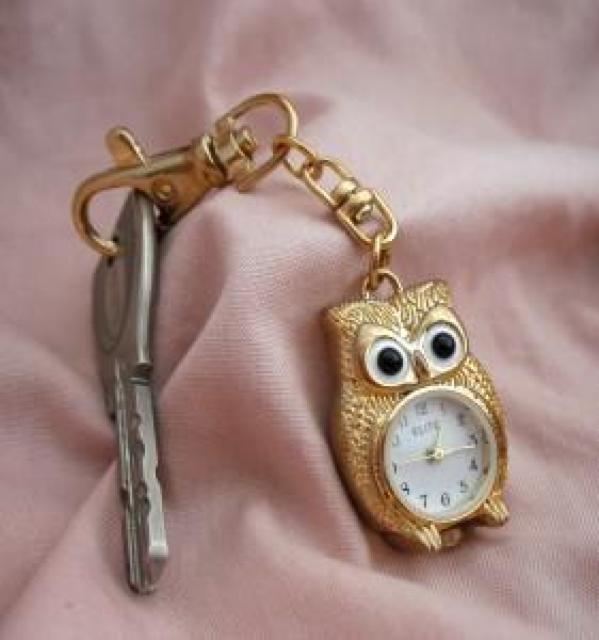 フクロウのキーチェーンウォッチGO不苦労時計 < 女性ファッション フクロウのキーチェーンウォッチGO不苦労時計 < 女性ファッションの