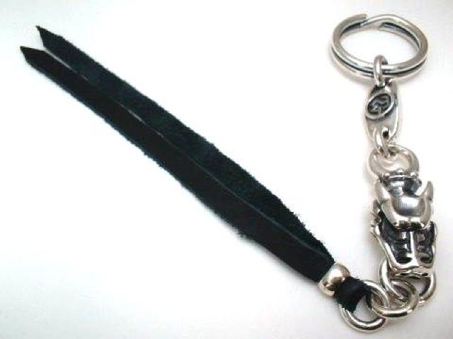☆シルバー925 ガーゴイルレザーキーチェーン < 男性アクセサリー/時計  ☆シルバー925 ガーゴイルレザーキーチェーン  < 男性アクセサリー/時計の