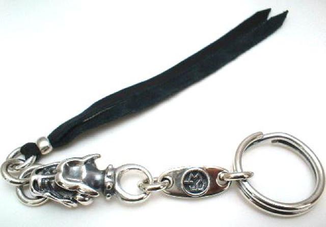 ☆シルバー925 ガーゴイルレザーキーチェーン < 男性アクセサリー/時計  ☆シルバー925 ガーゴイルレザーキーチェーン < 男性アクセサリー/時計の