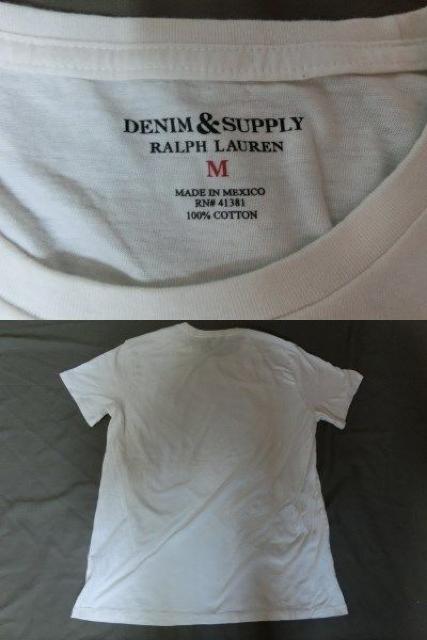 RRL【RALPHLAUREN DENIM & SUPPLY】プリントT US M オフホワイト < ブランド  RRL【RALPHLAUREN DENIM & SUPPLY】プリントT US M オフホワイト < ブランドの