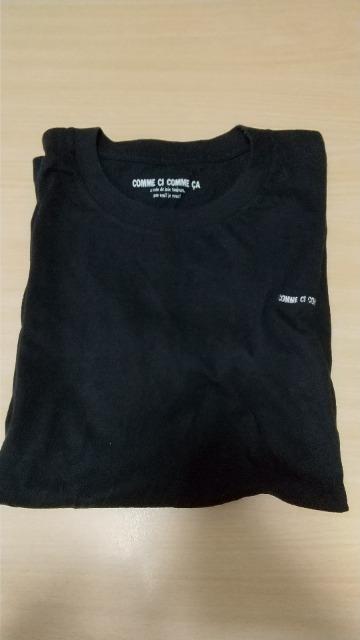 COMME  CI  COMME  CA◆黒のTシャツ◆Mサイズ < 男性ファッション  COMME  CI  COMME  CA◆黒のTシャツ◆Mサイズ < 男性ファッションの