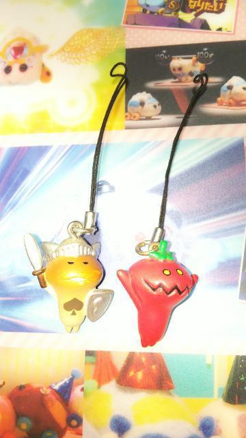 おさわり探偵なめこ栽培キットなめこんふんふストラップ5フィギュア2種セット3.スペードなめこ、7.激辛なめこガチャガチャガシャポン < アニメ/コミック/キャラクター  おさわり探偵なめこ栽培キットなめこんふんふストラップ5フィギュア2種セット3.スペードなめこ、7.激辛なめこガチャガチャガシャポン  < アニメ/コミック/キャラクターの