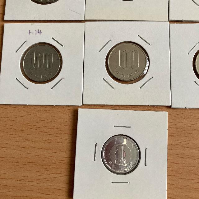 昭和62、64年500円 平成14、18年100円 平成14年1円 < ホビー 昭和62、64年500円 平成14、18年100円 平成14年1円 < ホビーの