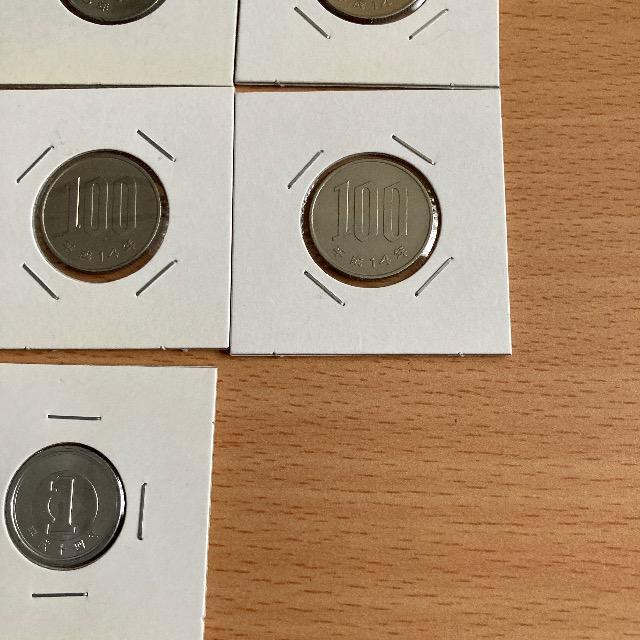 昭和62、64年500円 平成14、18年100円 平成14年1円 < ホビー 昭和62、64年500円 平成14、18年100円 平成14年1円 < ホビーの