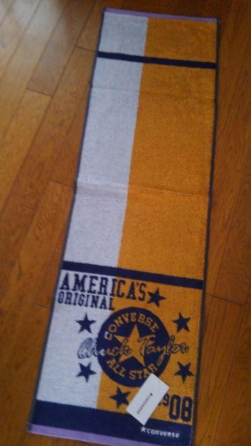 コンバース!ブランド品スポーツタオル!新品タグ付き34×110センチ! < インテリア/ライフ  コンバース!ブランド品スポーツタオル!新品タグ付き34×110センチ!  < インテリア/ライフの