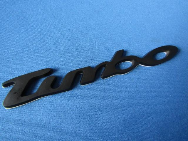 ●turbo ターボエンブレム  マッドブラック つや消しカラー仕様 新品● < 自動車/バイク ●turbo ターボエンブレム  マッドブラック つや消しカラー仕様 新品● < 自動車/バイク