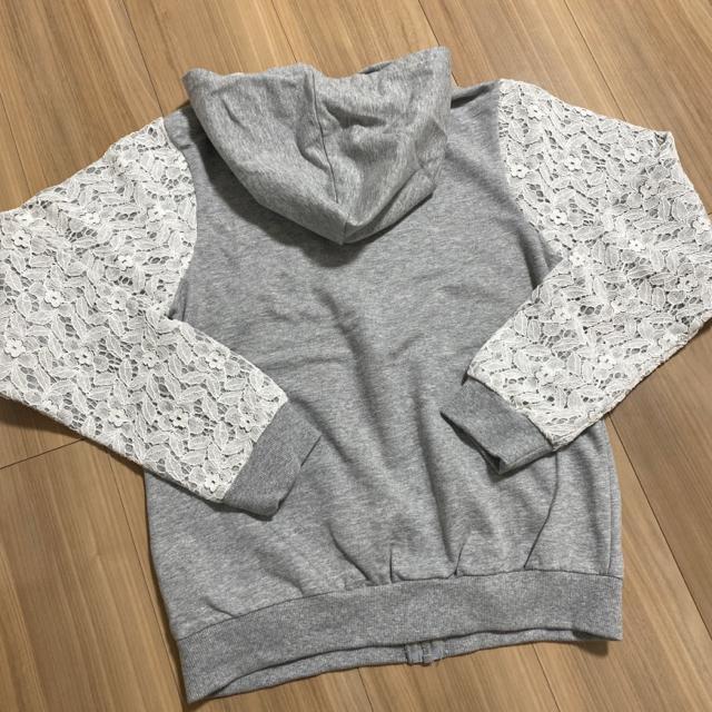 160サイズ 長袖アウター パーカー グレー < キッズ/ベビー  160サイズ 長袖アウター パーカー グレー < キッズ/ベビーの