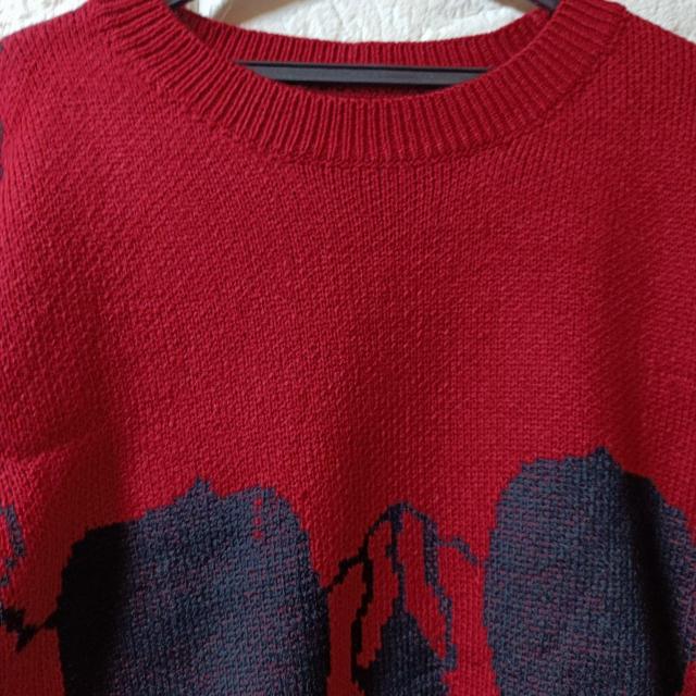 新品★スケルトンフェイスジャガードニット/M < 男性ファッション  新品★スケルトンフェイスジャガードニット/M < 男性ファッションの