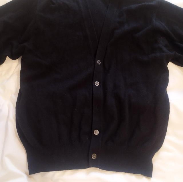 黒 無印 シンプルVネックラムウールカーディガン メンズS~M レディースM~L < 女性ファッション  黒 無印 シンプルVネックラムウールカーディガン メンズS~M レディースM~L < 女性ファッションの