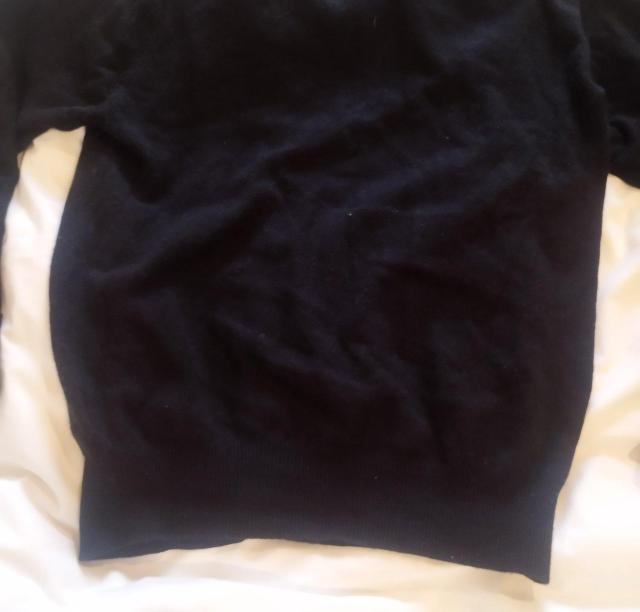 黒 無印 シンプルVネックラムウールカーディガン メンズS~M レディースM~L < 女性ファッション  黒 無印 シンプルVネックラムウールカーディガン メンズS~M レディースM~L < 女性ファッションの