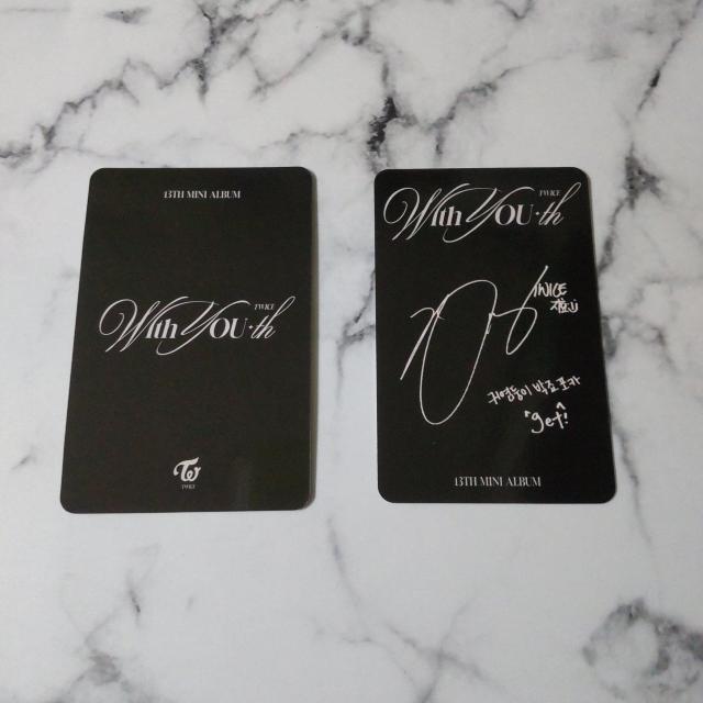 TWICE★With YOU-th★ランダム封入トレカなど★ジヒョ < タレントグッズ  TWICE★With YOU-th★ランダム封入トレカなど★ジヒョ < タレントグッズの
