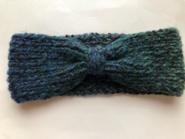 ハンドメイド ターバン グリーン ブルー ブラック グラデーション SM2好き < 女性ファッション  ハンドメイド ターバン グリーン ブルー ブラック グラデーション SM2好き  < 女性ファッションの