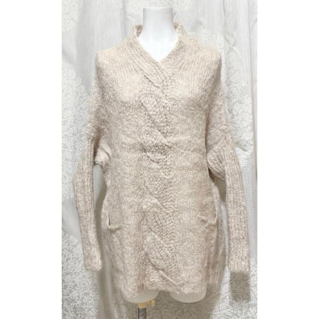 ミキミアリMikiMiaryケーブルモヘアニットセーター#34ベーシ < 女性ファッション  ミキミアリMikiMiaryケーブルモヘアニットセーター#34ベーシ  < 女性ファッションの