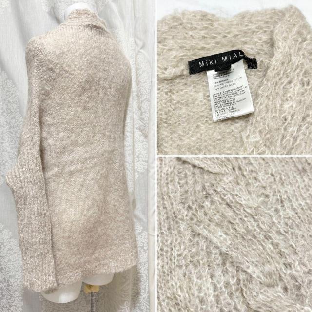 ミキミアリMikiMiaryケーブルモヘアニットセーター#34ベーシ < 女性ファッション  ミキミアリMikiMiaryケーブルモヘアニットセーター#34ベーシ < 女性ファッションの