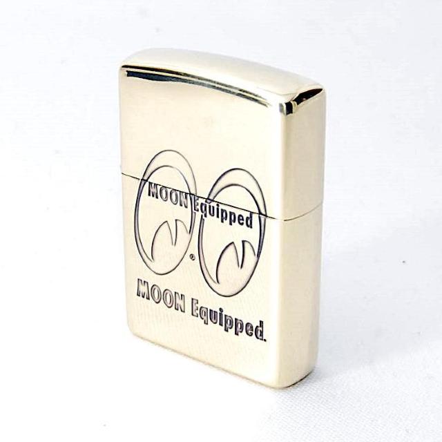 MOON Equipped Zippo C^[ Brass ^J Wb| ICC^[ Wb|[ [ACY CNCbvh  jt@bV 