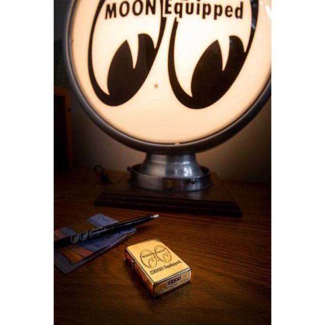 MOON Equipped Zippo C^[ Brass ^J Wb| ICC^[ Wb|[ [ACY CNCbvh  jt@bV 