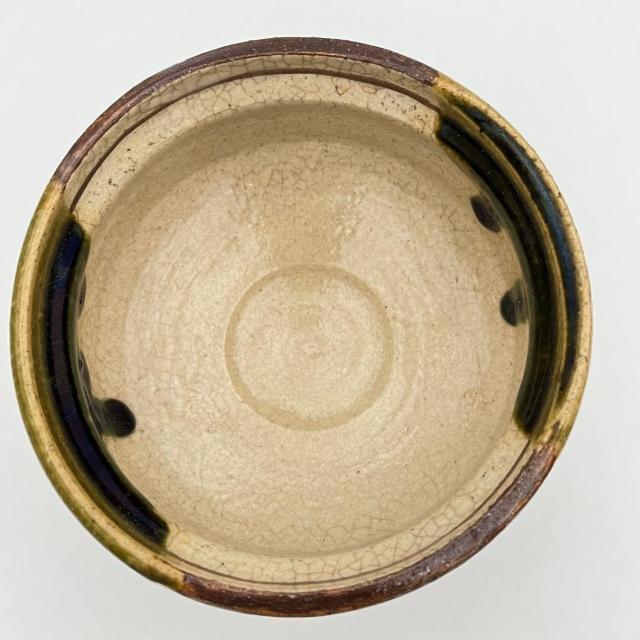 織部焼 不老園 茶碗 茶道具 沓形 貫入 抹茶 抹茶椀 美濃焼 < ホビー 織部焼 不老園 茶碗 茶道具 沓形 貫入 抹茶 抹茶椀 美濃焼 < ホビーの