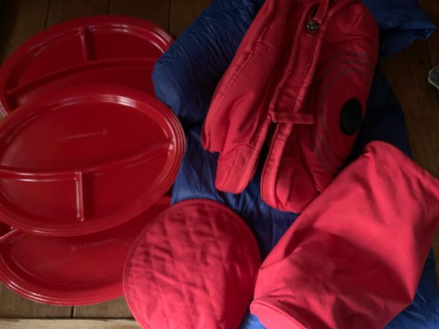 LE CREUSET���N���[�[�@�|�b�g�J�o�[�v���[�g3�� �������� �� �C���e���A/���C�t�� 