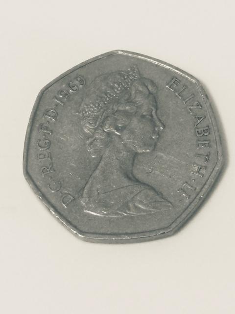 1969年 イギリス50ペンス硬貨 古銭 < ホビー 1969年 イギリス50ペンス硬貨 古銭 < ホビーの