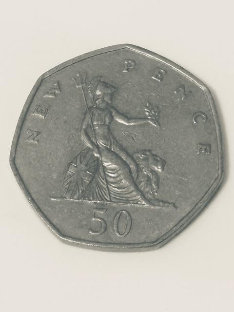 1969年 イギリス50ペンス硬貨 古銭 < ホビー 1969年 イギリス50ペンス硬貨 古銭 < ホビーの