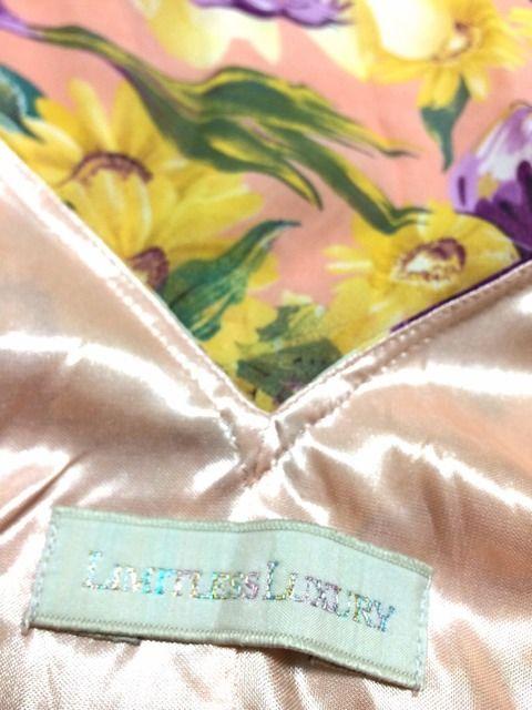 リゾートフラワーピンクオレンジ紫シフォンマキシワンピドレス < ブランド リゾートフラワーピンクオレンジ紫シフォンマキシワンピドレス < ブランドの