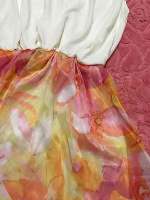 コナブルー*フレアワンピ*シフォン花柄*タグ付き新品 < 女性ファッション  コナブルー*フレアワンピ*シフォン花柄*タグ付き新品 < 女性ファッションの