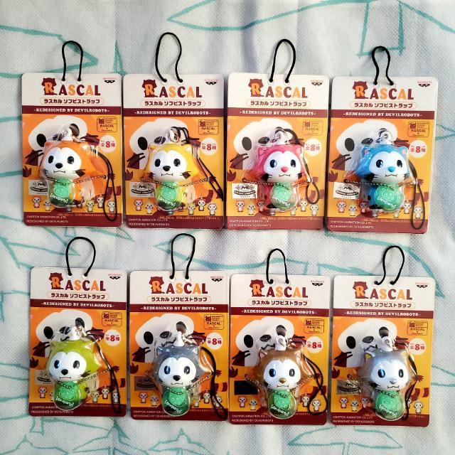 非売品 ラスカル ソフビストラップ 全8種  2005年 あらいぐまラスカル バンプレスト < アニメ/コミック/キャラクター  非売品 ラスカル ソフビストラップ 全8種  2005年 あらいぐまラスカル バンプレスト  < アニメ/コミック/キャラクターの