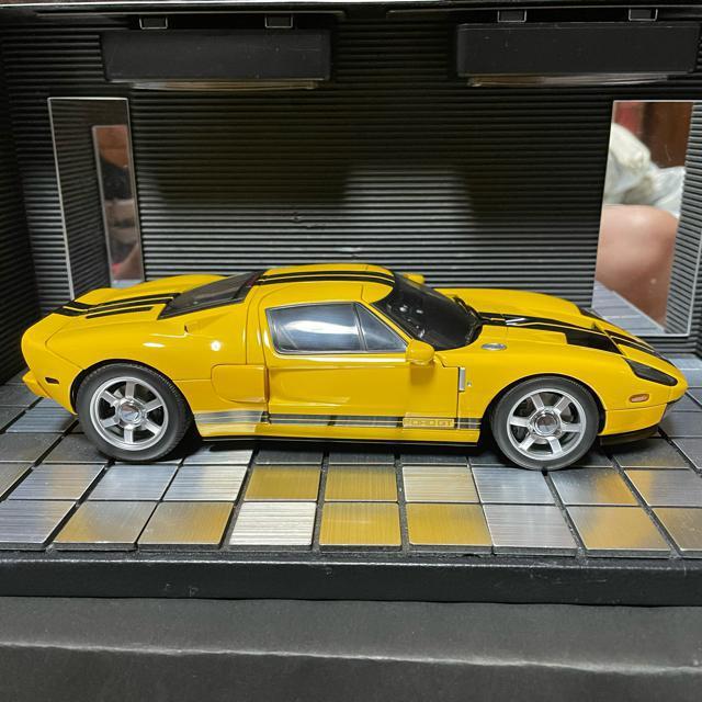 未展示品 オートアート 1/18 フォード GT 2004 イエロー/ブラックストライプ < ホビー  未展示品 オートアート 1/18 フォード GT 2004 イエロー/ブラックストライプ < ホビーの