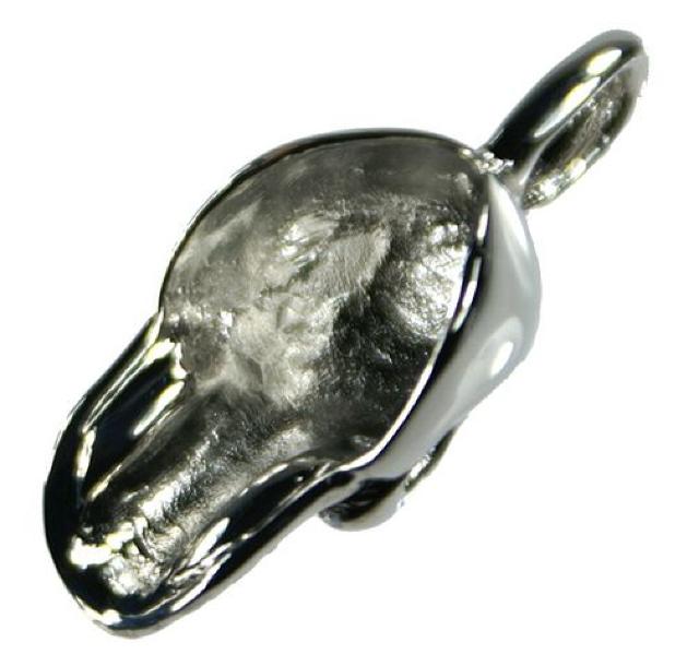 スカルのトップ、使用用途はアイディア次第 チャーム トップ モチーフ ドクロ ガイコツ 立体的 シルバー ハンドメイド 素材 < 男性アクセサリー/時計  スカルのトップ、使用用途はアイディア次第 チャーム トップ モチーフ ドクロ ガイコツ 立体的 シルバー ハンドメイド 素材 < 男性アクセサリー/時計の