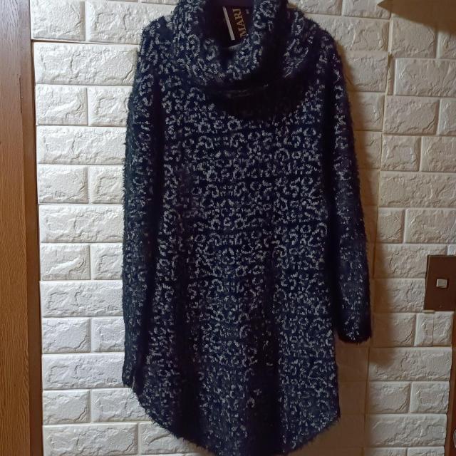 真里子の詩★新品★オフタートル裾アシメシャギーロングセーター < 女性ファッション  真里子の詩★新品★オフタートル裾アシメシャギーロングセーター  < 女性ファッションの