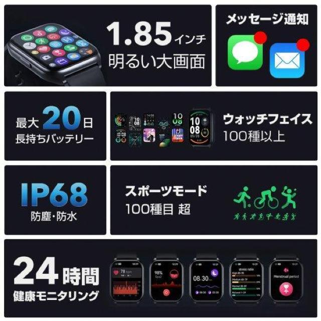 HAYLOU X}[gEHb` Watch 2 Pro HL-W2PBKN ubN  Ɠd/AV 