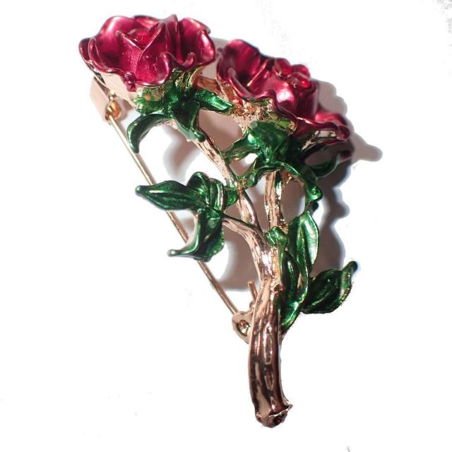 薔薇 ローズ 花束 花 ピンブローチ ブローチ ピンバッジ バッジ ラペルピン コサージュ < 女性アクセサリー/時計 薔薇 ローズ 花束 花 ピンブローチ ブローチ ピンバッジ バッジ ラペルピン コサージュ < 女性アクセサリー/時計の