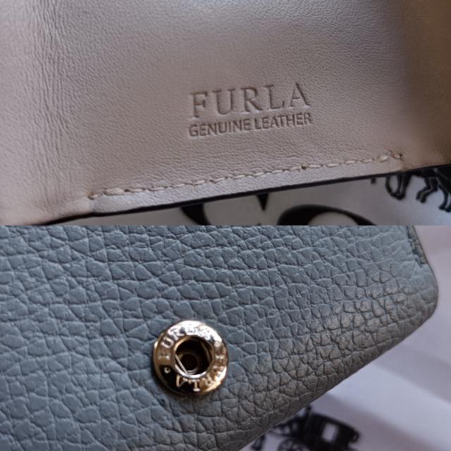 FURLA★柔らかレザー.コンパクト3つ折財布★くすみブルー★フルラ★送料無料★ < ブランド  FURLA★柔らかレザー.コンパクト3つ折財布★くすみブルー★フルラ★送料無料★ < ブランドの