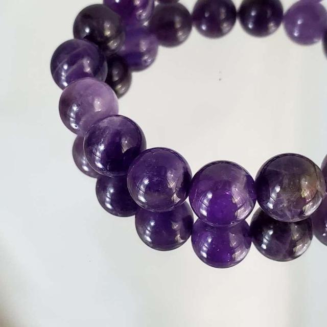 込み★36★天然石★アメジストブレスレット★10mm★ < 女性アクセサリー/時計 込み★36★天然石★アメジストブレスレット★10mm★ < 女性アクセサリー/時計の