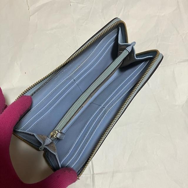 【MICHAEL KORS】 ラウンドファスナー / レザー 長財布 / ブルー < ブランド 【MICHAEL KORS】 ラウンドファスナー / レザー 長財布 / ブルー < ブランドの