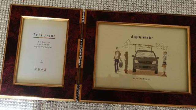 ツインフレーム Lサイズ 2Lサイズ イラスト入り < インテリア/ライフ ツインフレーム Lサイズ 2Lサイズ イラスト入り < インテリア/ライフの
