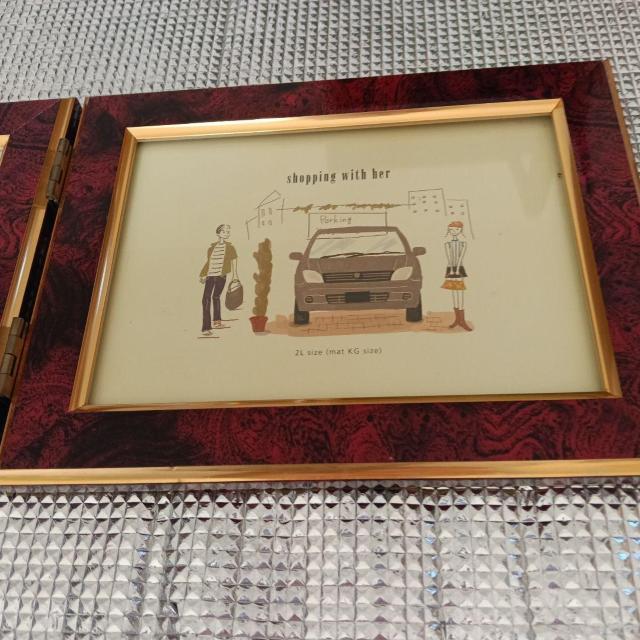 ツインフレーム Lサイズ 2Lサイズ イラスト入り < インテリア/ライフ ツインフレーム Lサイズ 2Lサイズ イラスト入り < インテリア/ライフの