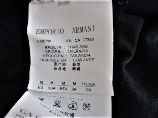 ☆EMPORIO ARMANI エンポリオ アルマーニ ボーダー柄 ワンポイント Tシャツ/メンズ/M < ブランド ☆EMPORIO ARMANI エンポリオ アルマーニ ボーダー柄 ワンポイント Tシャツ/メンズ/M < ブランドの