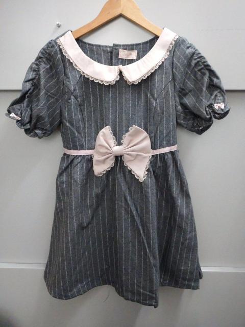 Penderie☆ストライプ半袖パフスリワンピ < ブランド Penderie☆ストライプ半袖パフスリワンピ < ブランドの