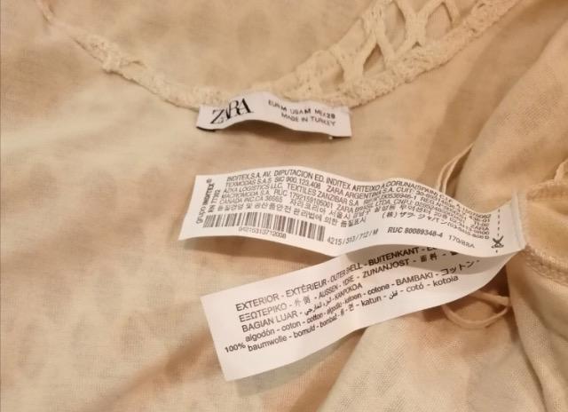 品薄★特価★ザラ新品未使用ワンピースストレッチ裏地付きベージュあみあみ上品大活躍着痩せ < 女性ファッション  品薄★特価★ザラ新品未使用ワンピースストレッチ裏地付きベージュあみあみ上品大活躍着痩せ < 女性ファッションの